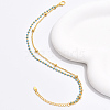 Fashionable Brass Double Layered Anklets with High-end Chain Design AF5904-3