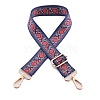 Flower Pattern Nylon Canvas Handbag Webbing Bag Straps PW-WG5C768-04-1