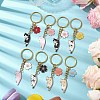 Alloy Enamel Pendants Keychain KEYC-JKC00885-2