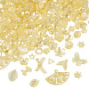 182Pcs 100G Transparent Acrylic Beads OACR-TA0003-69B-3