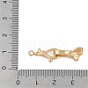 Brass Fold Over Clasps FIND-U017-16G-03-3