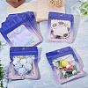 40Pcs Rectangle Glitter Holographic Plastic Resealable Packaging Bags ABAG-TA0001-97B-01-5