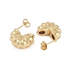 Rack Plating Brass Stud Earrings for Women EJEW-D280-04G-2