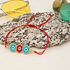 Friendship Evil Eye Loom Pattern Seed Beads Bracelets for Women BJEW-C011-15-3