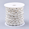 ABS Plastic Imitation Pearl Beaded Trim Garland Strand AJEW-S073-27-2