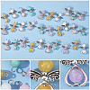 40Pcs Imitation Gemstone Acrylic Pendants FIND-PH0008-11-6