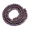 Electroplate Transparent Glass Beads Strands GLAA-T032-T4mm-AB19-2