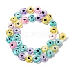 Handmade Evil Eye Lampwork Beads Strands LAMP-G164-10C-2