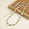 Elegant Imitation Pearl Rice Beaded Necklaces for Women WA6222-4