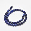 Natural Lapis Lazuli Round Bead Strands G-E262-01-10mm-4