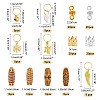 Plastic Dreadlocks Braiding Beads & Aluminum Hair Braid Dreadlock Beads OHAR-NB0001-15-2