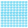100Pcs 5 Colors Transparent Acrylic Beads TACR-TA0001-55B-1
