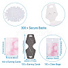Marble Pattern Paper Necklace & Earring Display Cards DIY-YS0001-26-4