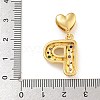 Brass Micro Pave Colorful Cubic Zirconia Pendants KK-P281-01G-P-3