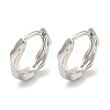 Brass Hoop Earrings EJEW-L211-010B-P-1