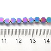 Electroplated Synthetic Non-magnetic Hematite Beads Strands G-C154-B01-01B-4