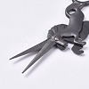 Stainless Steel Sewing Scissors TOOL-WH0117-50B-2