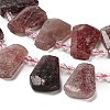 Natural Strawberry Quartz Beads Strands G-H078-A02-01-3