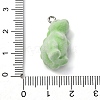 Flocky Resin Pendants FIND-S001-08G-3