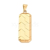 304 Stainless Steel Pendants STAS-U043-13G-1