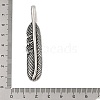 304 Stainless Steel Big Pendants STAS-G346-02AS-3