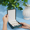 Imitation Leather Pure Color Flip-open Gift Boxes CON-WH0095-238B-01-4