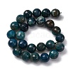 Natural Dragon Veins Agate(Dyed & Heated) Beads Strands G-K390-A01-01-4