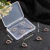 10Pcs Brass Stud Earring Findings KK-BBC0003-71-7