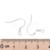 925 Sterling Silver Flat Coil Earwire STER-S002-53-3