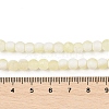 Frosted Crackle Glass Beads Strands GLAA-U001-8mm-M11-4