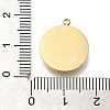 Ion Plating(IP) 304 Stainless Steel Pave Shell Pendants STAS-K263-70G-3