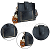 DIY Imitation Leather Women's Shoulder Bag Making Kit with Magnetic Closure & Fluffy Ball Charm DIY-WH0570-01A-5