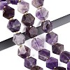Natural Amethyst Beads Strands G-N368-01A-10-1