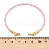 Braided Steel Wire Bangles Making KK-CBA6056-02E-G-3