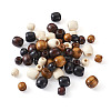 Cheriswelry Dyed Natural Wood Beads WOOD-CW0001-01-LF-15