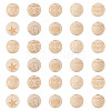 100Pcs 10 Style Unfinished Natural Wood European Beads WOOD-TA0001-55-2