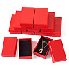 Rectangle Cardboard Paper Jewelry Box CON-TAC0015-01D-1