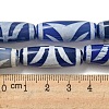 Blue Tibetan Style dZi Beads Strands TDZI-NH0001-B01-01-5