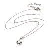 201 Stainless Steel Cable Chain Necklaces NJEW-L124-002P-2