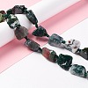 Natural Indian Agate Beads Strands G-B024-04-4
