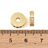 Brass Micro Pave Cubic Zirconia Beads KK-H533-01G-04-3