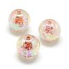 Crackle Style Acrylic Beads MACR-S825-20mm-B-1