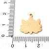 304 Stainless Steel with Red Enamel Pendants SA-CBA061A-05G-3