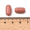 Opaque Acrylic Beads OACR-WH0055-01F-3