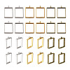 Alloy Open Back Bezel Big Pendants PALLOY-BT0001-02-RS-2