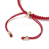 3Pcs 3 Colors Braided Nylon Cord Slider Bracelet Making AJEW-JB01236-4