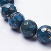 Natural Pyrite Beads Strands G-K181-K02-4