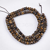 Natural Tiger Eye Beads Strands G-S354-50-2