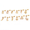 Brass Micro Pave Clear Cubic Zirconia Crown Cartilage Earrings WGFF6D3-18-2