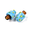 Handmade Lampwork Bumpy Beads LAMP-T022-02A-03-2